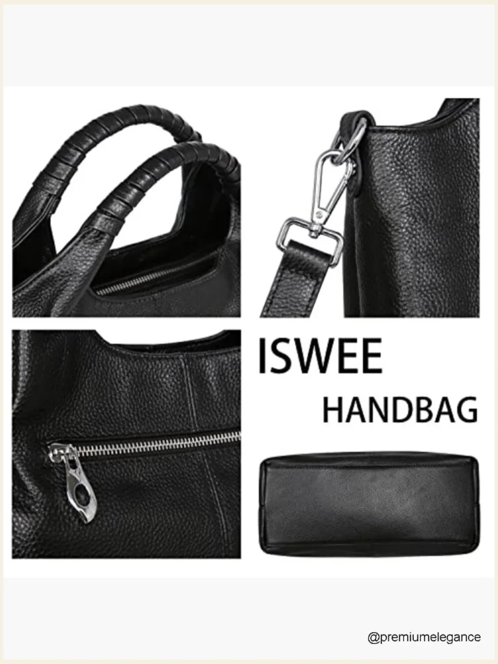 Genuine Leather Top Handle Satchel Crossbody Bag Tote